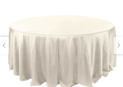 Beige table linens